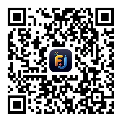QR code linking to the FurtherJoy app on the App Store